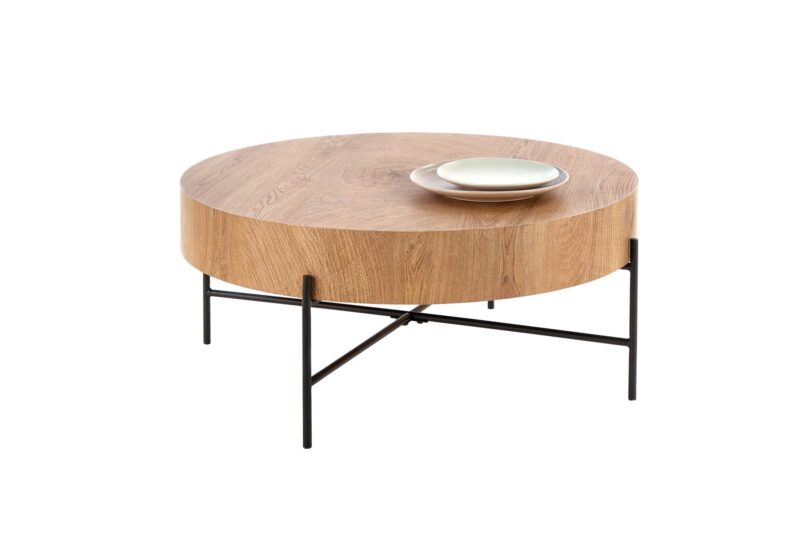 BROKLYN laud naturaalsest tamme/must