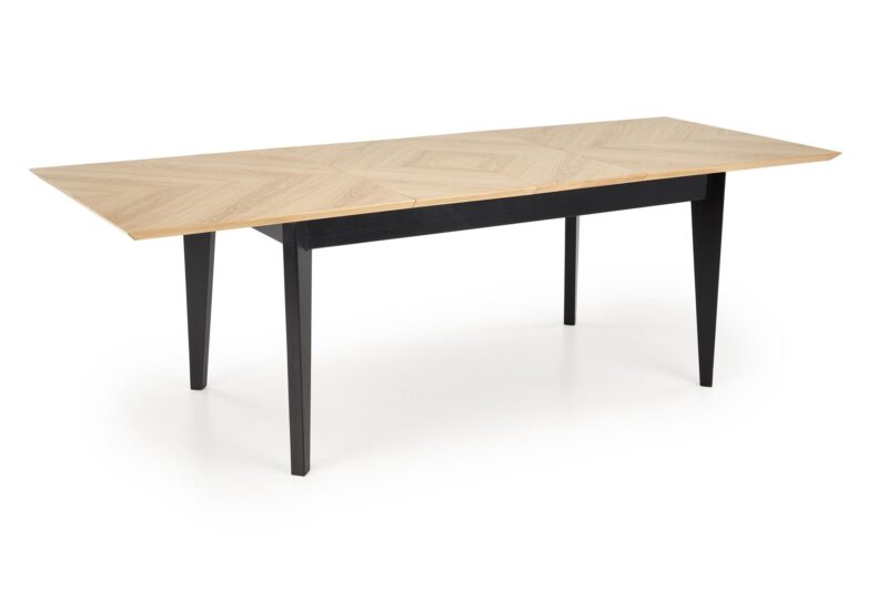 EDMONDO laud naturaalsest tamme/must