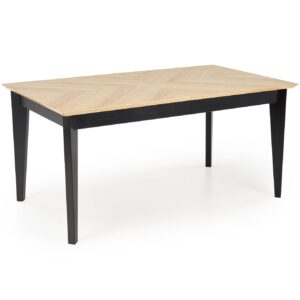 EDMONDO laud naturaalsest tamme/must