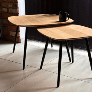 Metalljalgadega abilaudade komplekt Geometric