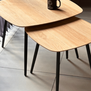 Metalljalgadega abilaudade komplekt Geometric
