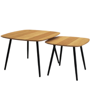 Metalljalgadega abilaudade komplekt Geometric
