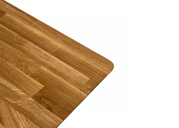 Tammepuidust kohvilaud klaasriiuliga
