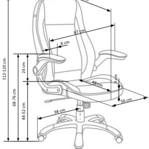 Kontoritool SATURN, valge