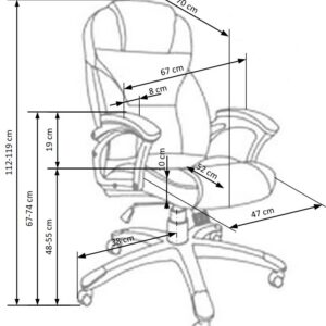 Kontoritool DESMOND, must
