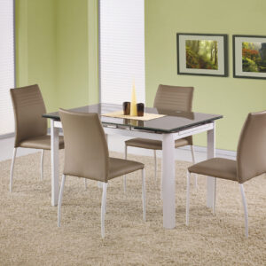 Pikendatav söögilaud ALSTAN, beeži/valge