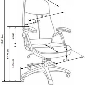 Kontoritool EDISON, must