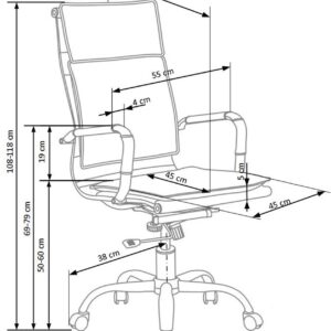 Kontoritool MANTOR, värv: must