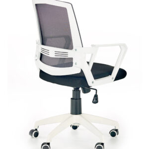 Kontoritool ASCOT, must / valge / hall