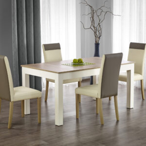 Pikendatav söögilaud SEWERIN, tamm / valge