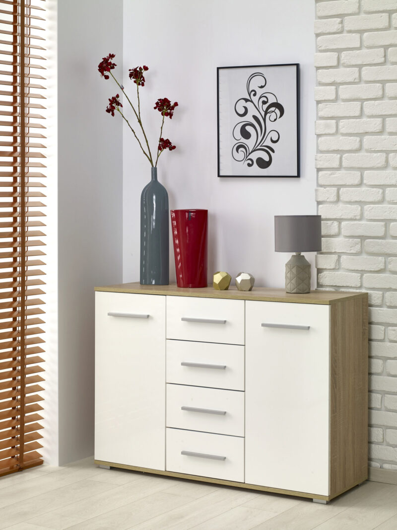 Kummut LIMORA KM-1 sonoma tamm / valge