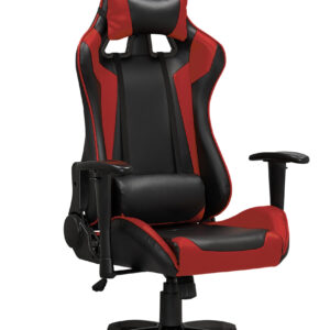 Kontoritool DEFENDER, must / punane