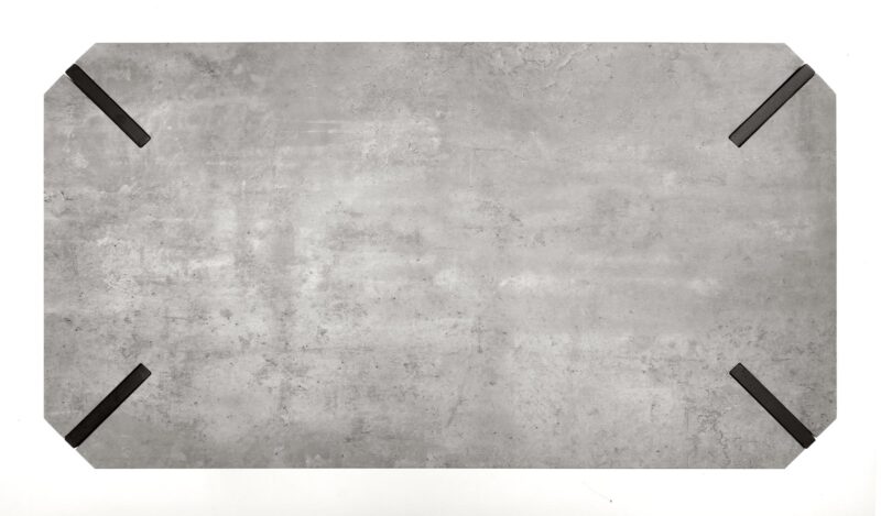 Kohvilaud EMILY, betoon / must