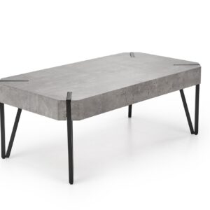 Kohvilaud EMILY, betoon / must