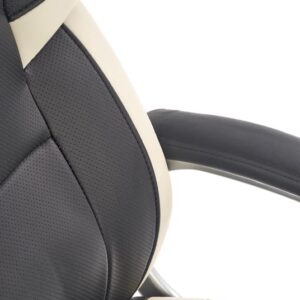 Kontoritool ALONIS, must / valge