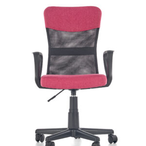 Kontoritool TIMMY, roosa / must