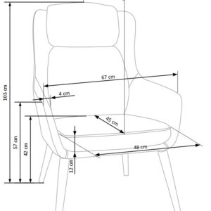 PURIO vabaaja tool, värv: beež / pruun
