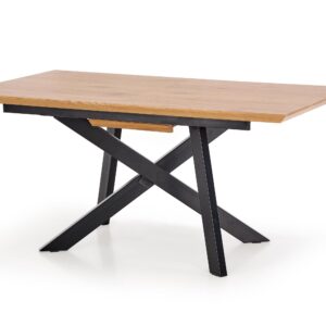 Söögilaud BELONA, tamm / must