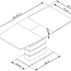 Pikendatav Söögilaud TORVEN