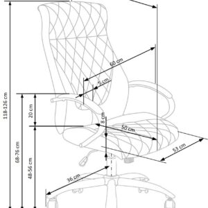 Kontoritool HILTON, -