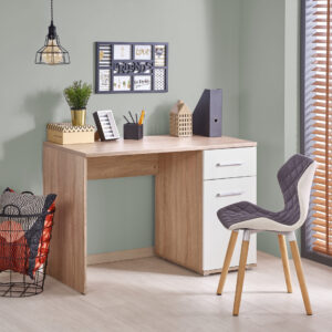 Kirjutuslaud LIMORA B-1, valge / sonoma tamm