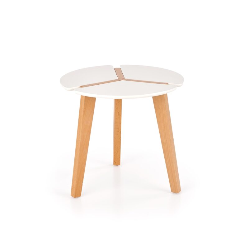 Kohvilaud ZETA, tamm / valge