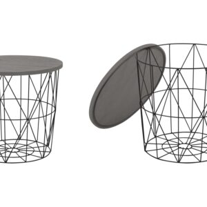 Kohvilaud MARFIA, värv: hall / must