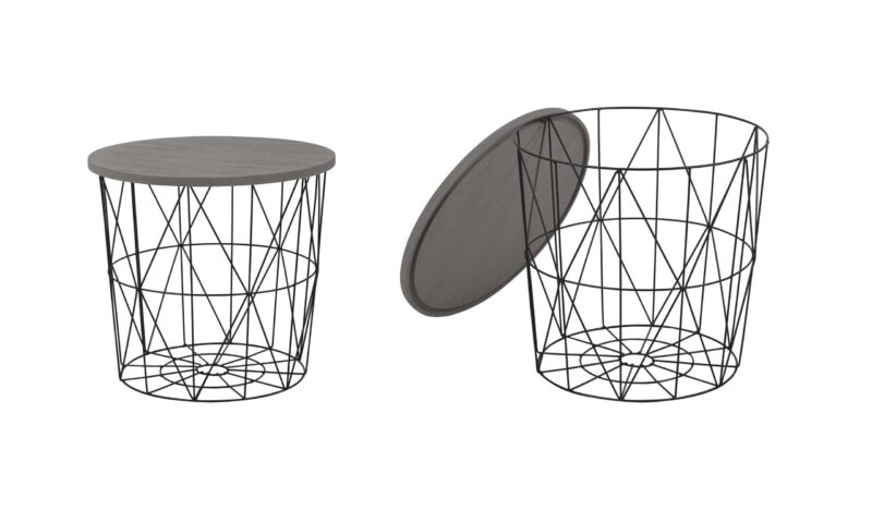 Kohvilaud MARFIA, värv: hall / must