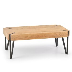 Kohvilaud EMILY, kuldne tamm / must