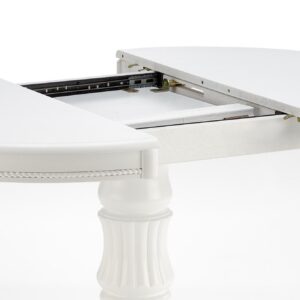 Ümmargune söögilaud WILLY, valge