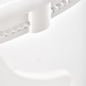 Ümmargune söögilaud WILLY, valge