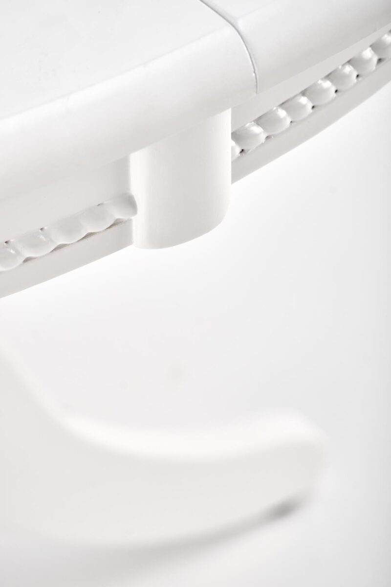 Ümmargune söögilaud WILLY, valge