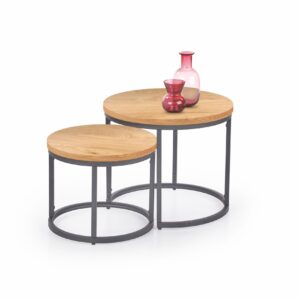 Kohvilaud OREO, tamm / must