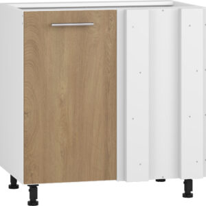 VENTO DN-100/82 nurga aluse kapp, värv: valge / mesi tamm