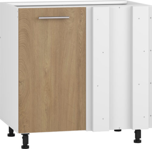 VENTO DN-100/82 nurga aluse kapp, värv: valge / mesi tamm