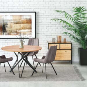 Söögilaud PIXRON 2, kuldne tamm