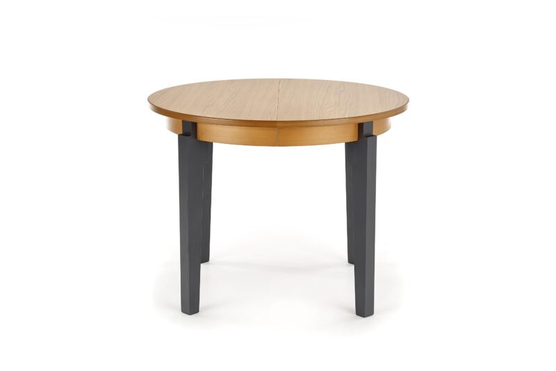 Ümar söögilaud SORBAS, tamm / grafiit
