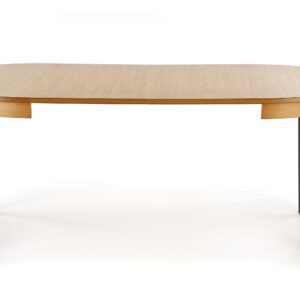 Ümar söögilaud SORBAS, tamm / grafiit