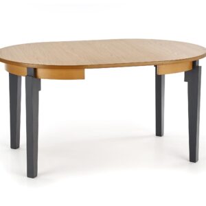 Ümar söögilaud SORBAS, tamm / grafiit