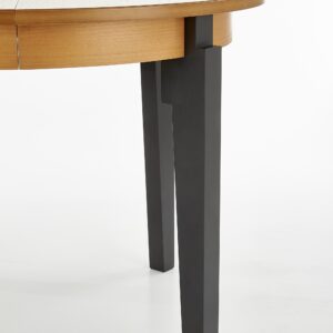 Ümar söögilaud SORBAS, tamm / grafiit