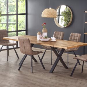 2010001175285_2 Söögilaud MADISON – tamm artisan, metall raam