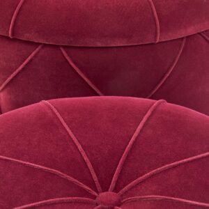 Tumba komplekt POLVIN, värv: tumepunane