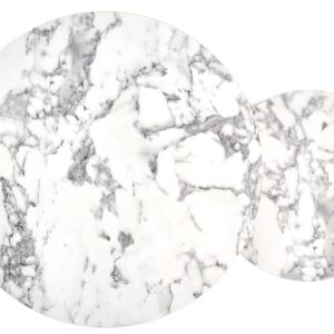 Kohvilaua komplekt PAOLA, kuldne / valge marmor