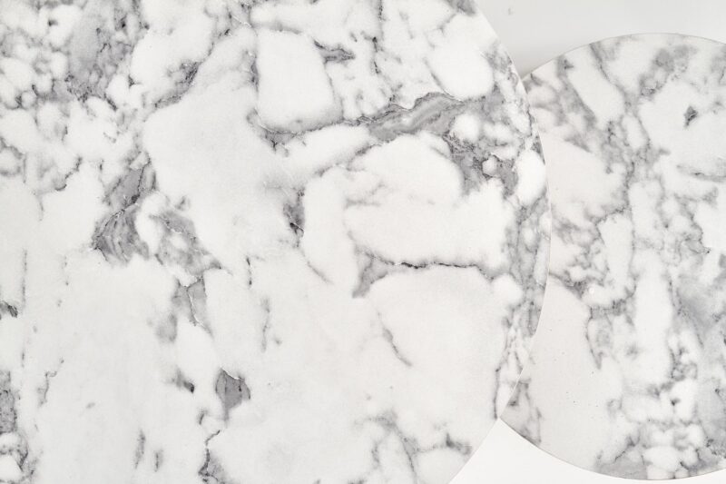 Kohvilaua komplekt PAOLA, kuldne / valge marmor