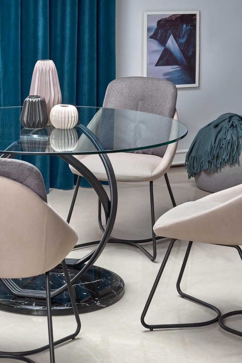 Ümar söögilaud OPTAR, klaas