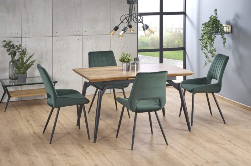 Söögilaud BELLUNA, tamm / must