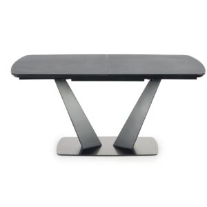 Pikendatav söögilaud FANGOR, tumehall / must