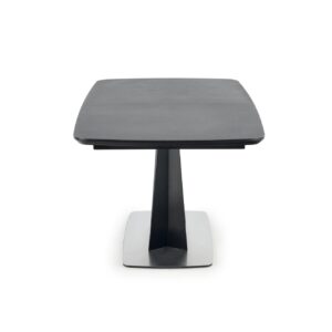 Pikendatav söögilaud FANGOR, tumehall / must