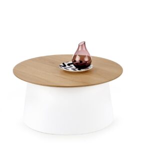 Kohvilaud AZZURA, naturaalne / valge