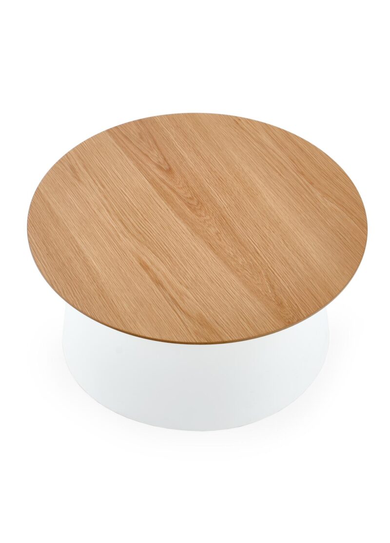 Kohvilaud AZZURA, naturaalne / valge